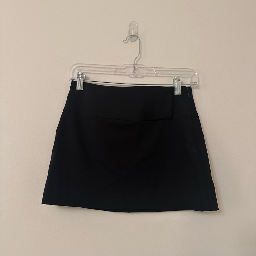 Aritzia/Sunday Best Black Mini Skirt